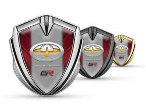 Toyota Haut Gamme Voiture Logo Badges Max Design Acier Inox